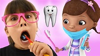 Tooth Fairy Story with Abby Hatcher and Doc Mcstuffins. Pretend play ...