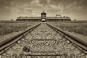 The Death Gate of the Auschwitz II - Birkenau Camp, Oświęcim, Poland ...