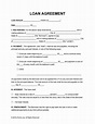 40+ Free Loan Agreement Templates [Word & PDF] ᐅ TemplateLab