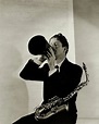 Rudy Vallee With A Saxophone by George Hoyningen-Huene