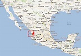 Tepic map - On The Road In Mexico