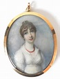 Cosway Richard | Portrait miniature of a Lady Mary Henrietta Juliana ...