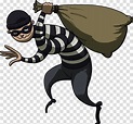 Thief character , Robbery Theft Cartoon Drawing, thief transparent ...