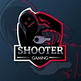 Red and White Shooter Esports Team Logo Template | PosterMyWall