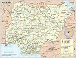 Nigeria Maps | Printable Maps of Nigeria for Download