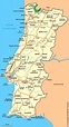 Mapa De Portugal Para Imprimir | Mapa