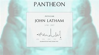 John Latham Biography - Topics referred to by the same term | Pantheon