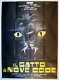 Dario Argento, Il Gatto A Nove Code | Movie posters, Horror movie ...