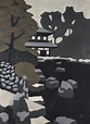 Ryuji Kosaka '63 "Garden Landscape" | Japan, Scandinavian, Woodblocks