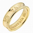 Tiffany and Co. 1837 Gold Wedding Band Ring at 1stdibs