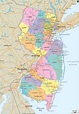 Political Map of New Jersey - Ezilon Maps