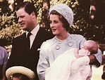 August 30, 1961 Diana, in the arms of her mother, The Hon. Frances ...