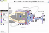 Columbus - John Glenn Columbus International (CMH) Airport Terminal Map ...