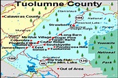Tuolumne County Map