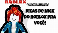 Dicas de nicks do roblox - Roblox - YouTube