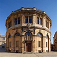 Sheldonian Theatre viewed from Broad Street, Oxford. Built 1664 to 1668 ...