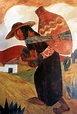 Julia Codesido. India Huanca, 1932 Umbrella Painting, South American ...