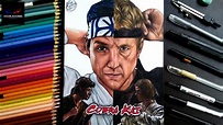 Drawing Cobra Kai (Daniel Larusso Vs Johnny Lawrence) - YouTube