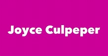 Joyce Culpeper - Spouse, Children, Birthday & More