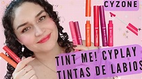 Reseña tintas labiales TINT ME! cyplay de cyzone - YouTube