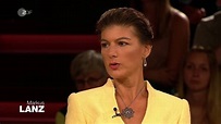Sahra Wagenknecht am 12. September 2019 bei Markus Lanz im ZDF zur CO2 ...