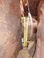 Photo the recovery team took when retrieving the arm of Aron Ralston ...
