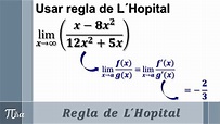 Límites por regla de L' Hopital (ejemplo 2/7) - YouTube