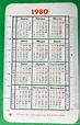 calendario año 1980 - svrne - mutua previsión s - Comprar Calendarios ...