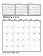 Download 1512 Printable Calendars