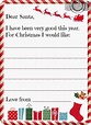 Santa letter printable for kids letter to santa. Christmas activities ...