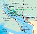 Vancouver ferry mapa - Mapa de vancouver ferry (British Columbia - Canadá)