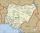 Map of Nigeria and geographical facts, Where Nigeria on world map ...