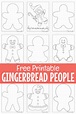 Free Printable Gingerbread Man Templates & Coloring Pages