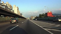 建國高架道路-國道一號-國道三號 台北-基隆 路程景 - YouTube
