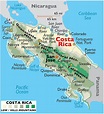 Mapas y datos de Costa Rica