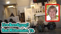 Live-Beerdigung!! Rosi Mittermaier, 72. Neues Update! - YouTube