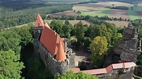 Burg Grodziec in Polen aus der Luft | Zamek Grodziec Poland - YouTube