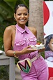 Christina Milian Looks Pretty in Pink Denim Jumpsuit With Invisible ...