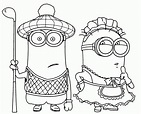 Dibujos para colorear de los Minions, pintar e imprimir