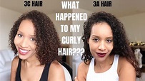STORY TIME | What Happened To My Curls??? | 3c to 3a Hair | With ...
