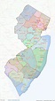 New Jersey Map Showing Counties - Darsey Florentia