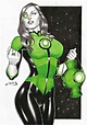 Green Lantern Jessica Cruz by Carlos | Comic book characters | Comics ...