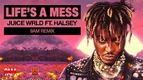 Juice WRLD Ft. Halsey - Life's A Mess (9AM Remix) - YouTube