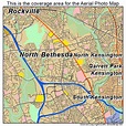 Aerial Photography Map of North Bethesda, MD Maryland