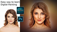New Photoshop Digital Portrait Painting Photoshop Tutorials for ...