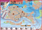 Visita de la ciudad plano de Venecia - Venecia, italia mapa turístico ...