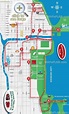 Chicago turísticas do mapa de Chicago, pontos turísticos, mapa (Estados ...