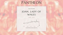 Joan, Lady of Wales Biography - 13th-century illegitimate daughter of ...
