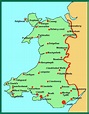 Pays de Galles - Cartes géographiques du Pays de Galles (Royaume-Uni)