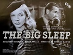 Original The Big Sleep Movie Poster - Humphrey Bogart - Lauren Bacall